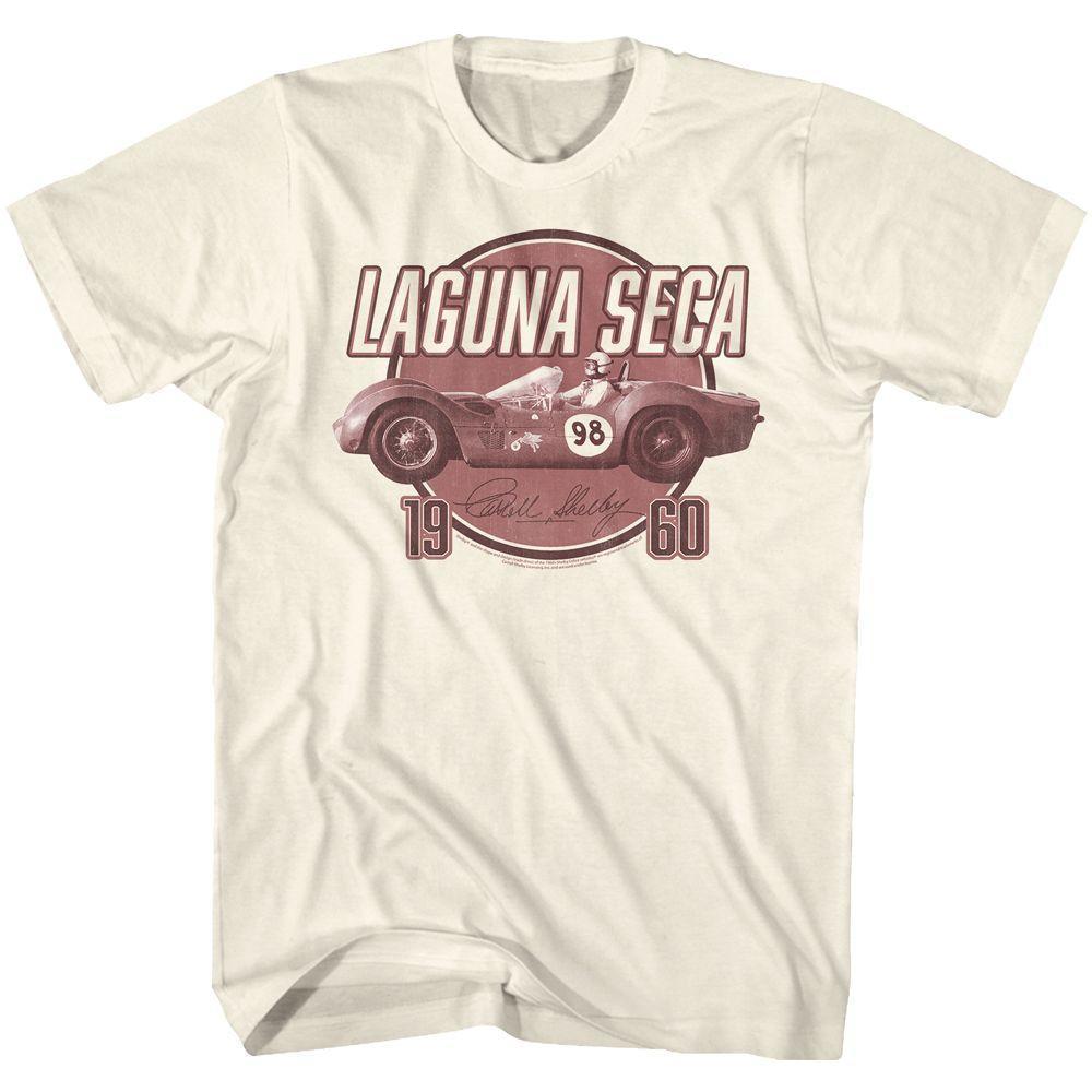 Carroll Shelby Motors Shelby Laguna Seca 1960 Natural TShirt